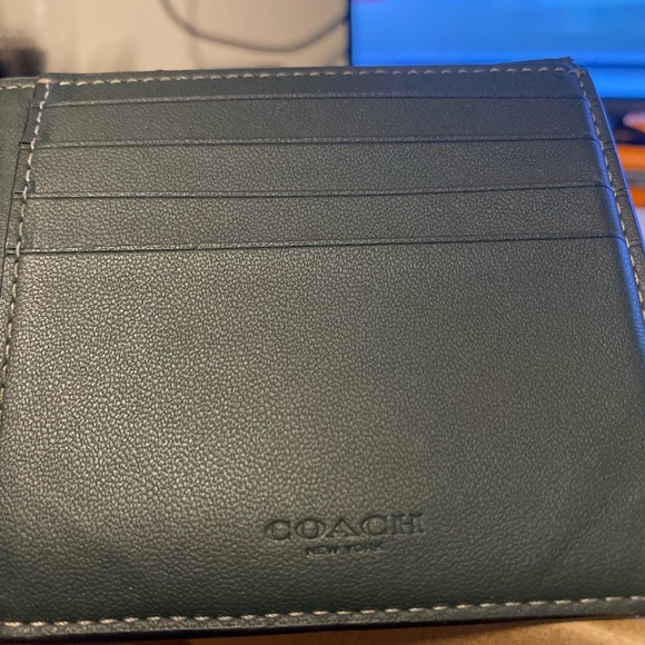Coach Green Monogram Wallet - Picture 4 of 4
